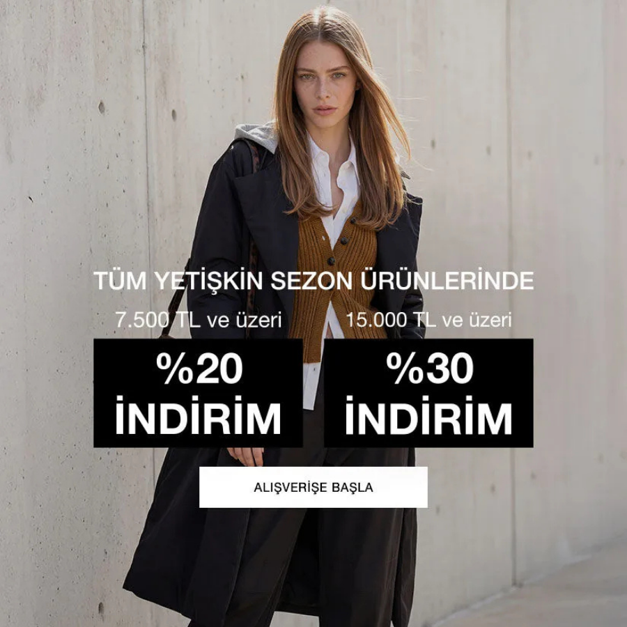 Yetişkin Ürünlerinde %20 veya %30 İndirim Fırsatı!